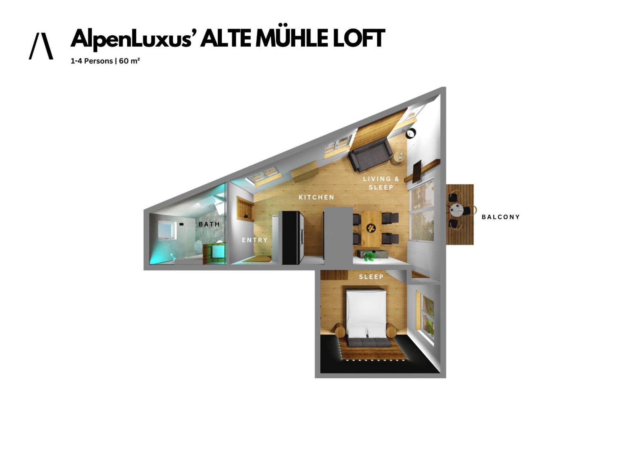 Alte Muehle Loft - Balcony & Car Park By Alpenluxus Appartements Brixlegg Dış mekan fotoğraf